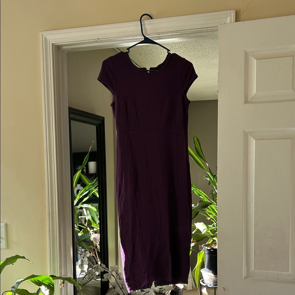 Felicity & Coco Deep Purple Midi Dress